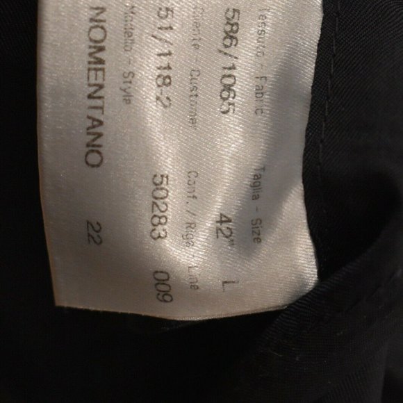 42L Brioni Navy Blue Gold Button Sport Coat Blazer - Picture 6 of 7